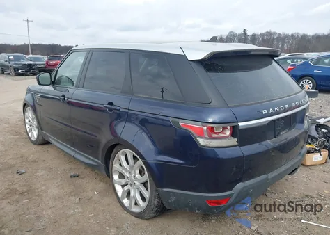 2016 Land Rover Range Rover Sport 3.0L V6 Supercharged Hse из США, поврежденный, VIN SALWR2VF9GA568916